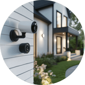 WiFi doorbell camera installed at a Florida home entrance in Lutz FL